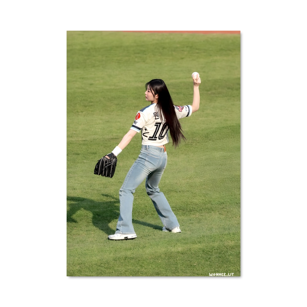 Poster Throw Like a Giant – affiche Baseball